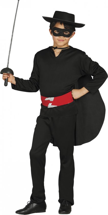 Costume de Zorro | Le fils de Zorro | Garçon | 5 à 6 ans | Costume de carnaval | Déguisements