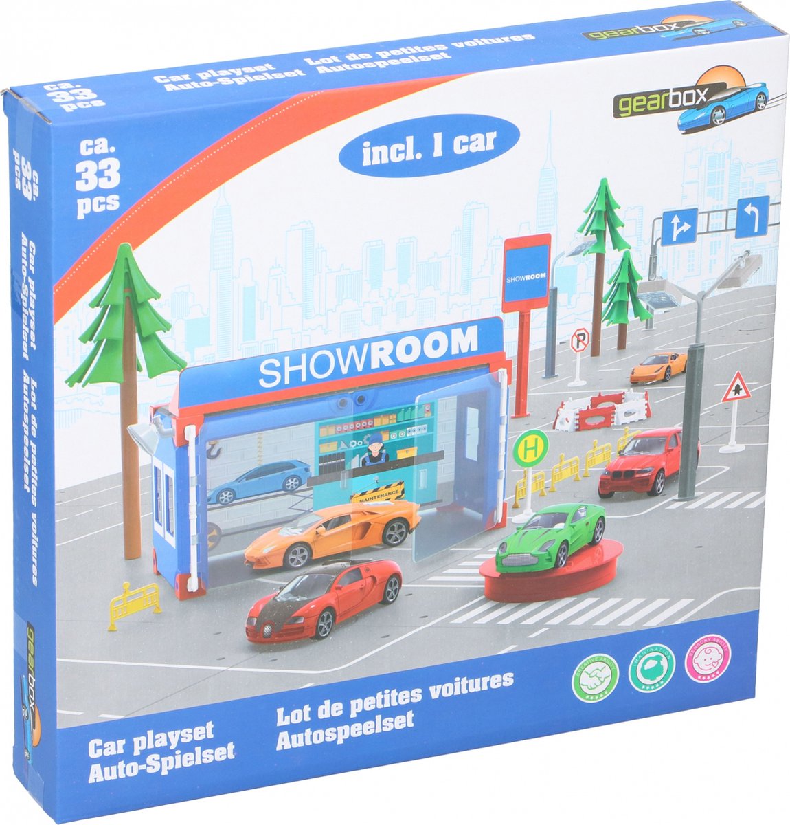 Gearbox Speelset Showroom 34-delig
