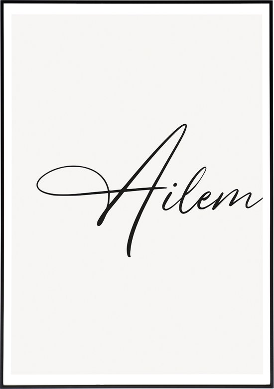'Ailem'' poster - 50x70 cm - Wanddecoratie - Muurdecoratie