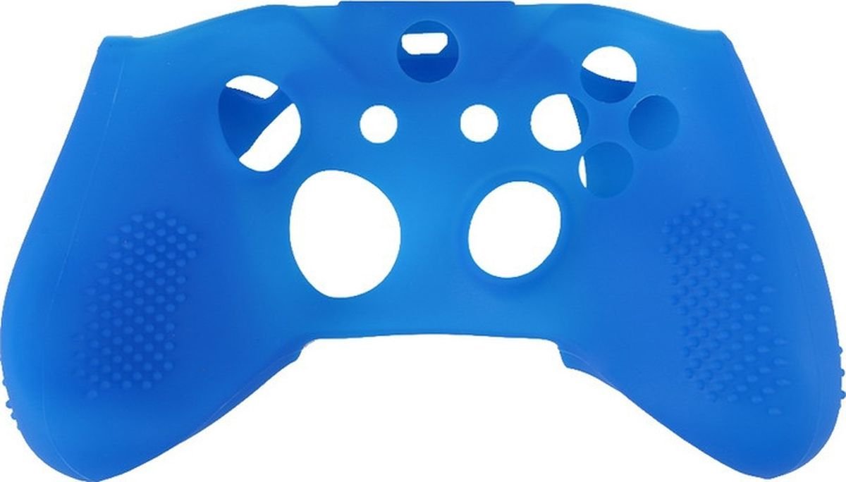 Mobigear Classic Bescherm Hoes Case geschikt voor Xbox One X / S controller (model 1708) Hoesje Flexibel Siliconen - Blauw