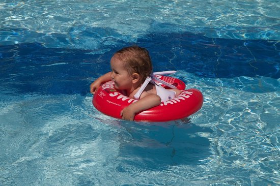 DE VEILIGE BABY ZWEMBAND: ZWEMTRAINER | SWIMTRAINER "Classic" ® rood (3 maanden tot 4 jaar) (Keurmerken: CE-TüV-EN13138-1:2014)