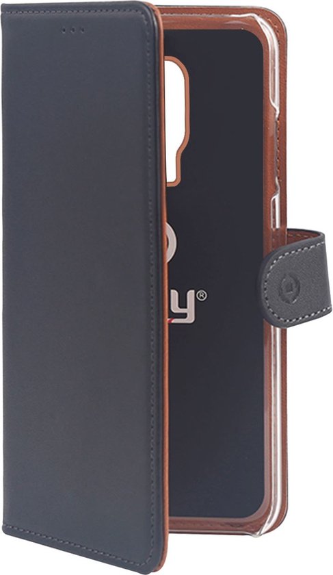 Celly Wally coque de protection pour téléphones portables 16,3 cm (6.41") Folio Noir