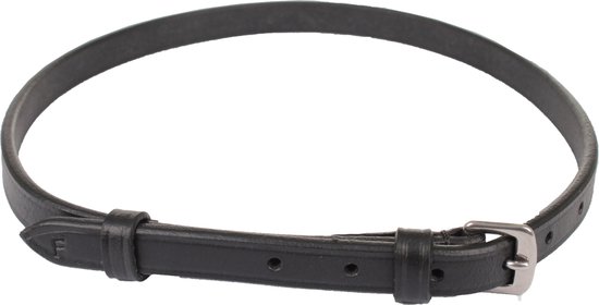 Horka Sperriem Zwart/Zilver - Pony