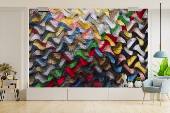 Papier peint photo peint photo vinyle - Oeuvre tressée largeur 360 cm x hauteur 240 cm - Tirage photo sur papier peint (disponible en 7 tailles)