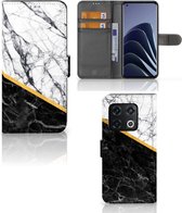Mobiel Case OnePlus 10 Pro GSM Hoesje Marble White Black