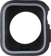 Beschermende watch case - hoesje - geschikt voor Apple Watch Series 4/5/6/SE - 44 mm - zwart-grijs