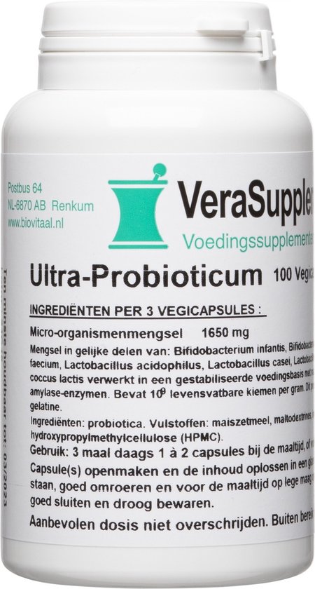 Foto: Verasupplements ultra probioticum capsules 100vcp