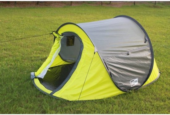 Pop Up Tent 245 X 145 X 95 Cm Waterdicht & Uv Beschermd - Blauw - 2 Persoons