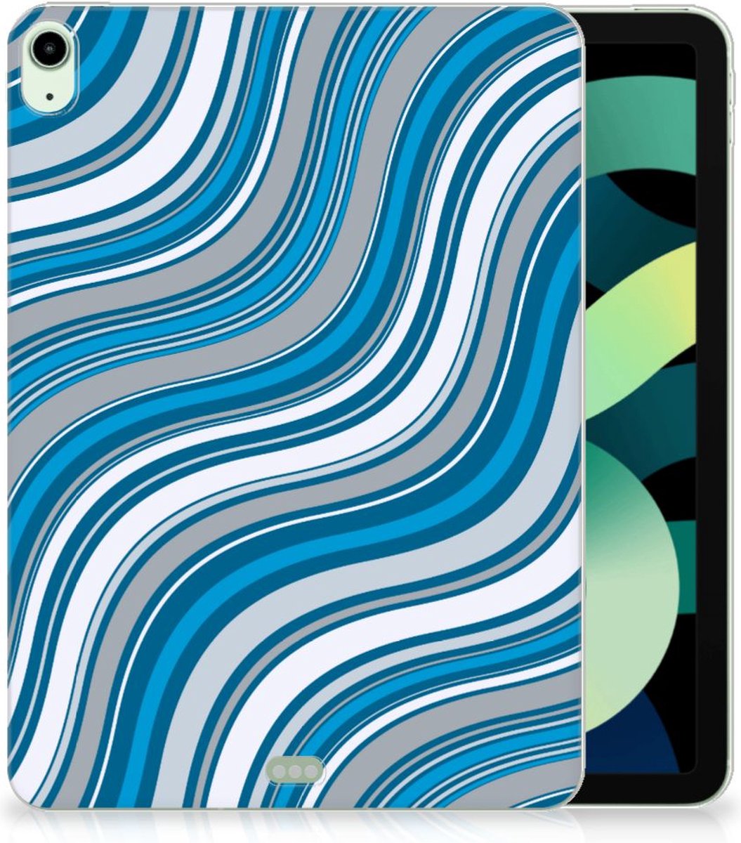 iPad Air (2020/2022) 10.9 inch Hippe Hoes Waves Blue