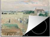 KitchenYeah® Inductie beschermer 59x52 cm - Laundry - schilderij van Berthe Morisot - Kookplaataccessoires - Afdekplaat voor kookplaat - Inductiebeschermer - Inductiemat - Inductieplaat mat