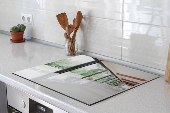 KitchenYeah® Inductie beschermer 59x52 cm - Moderne keuken en glazen ramen - Kookplaataccessoires - Afdekplaat voor kookplaat - Inductiebeschermer - Inductiemat - Inductieplaat mat