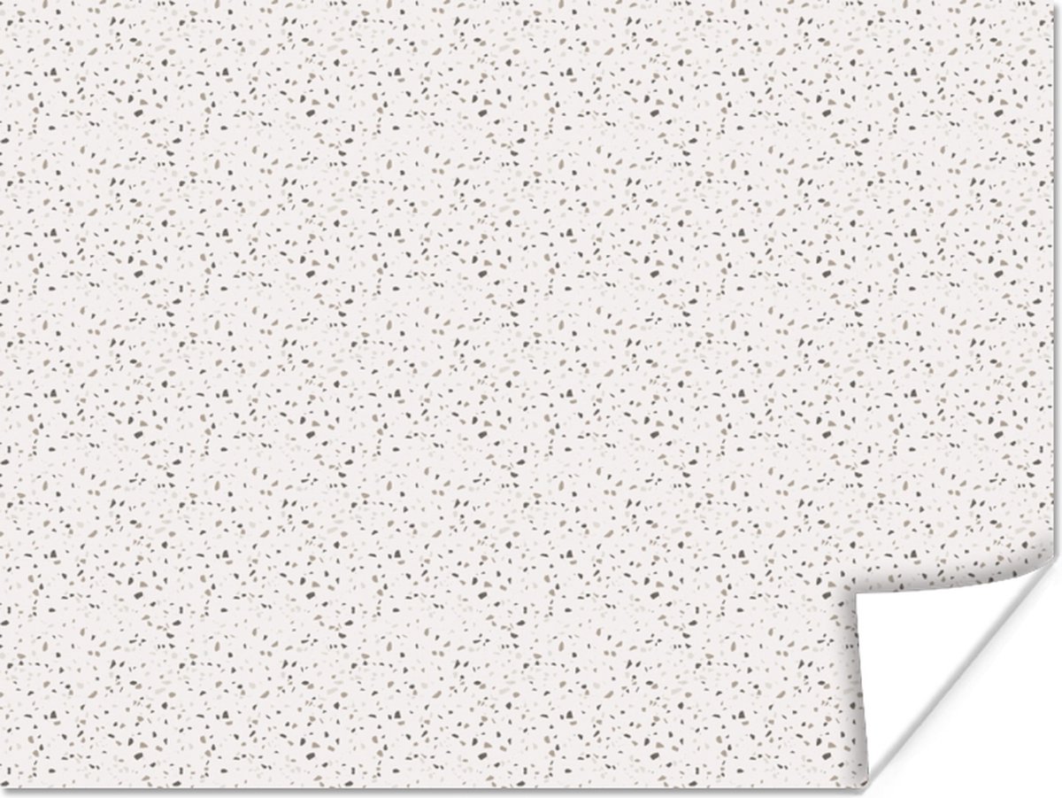 Poster Patroon - Terazzo - Structuur - 120x90 cm