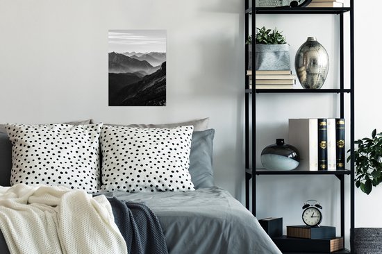 Poster Montagnes - Nature - Brouillard - 30x40 cm