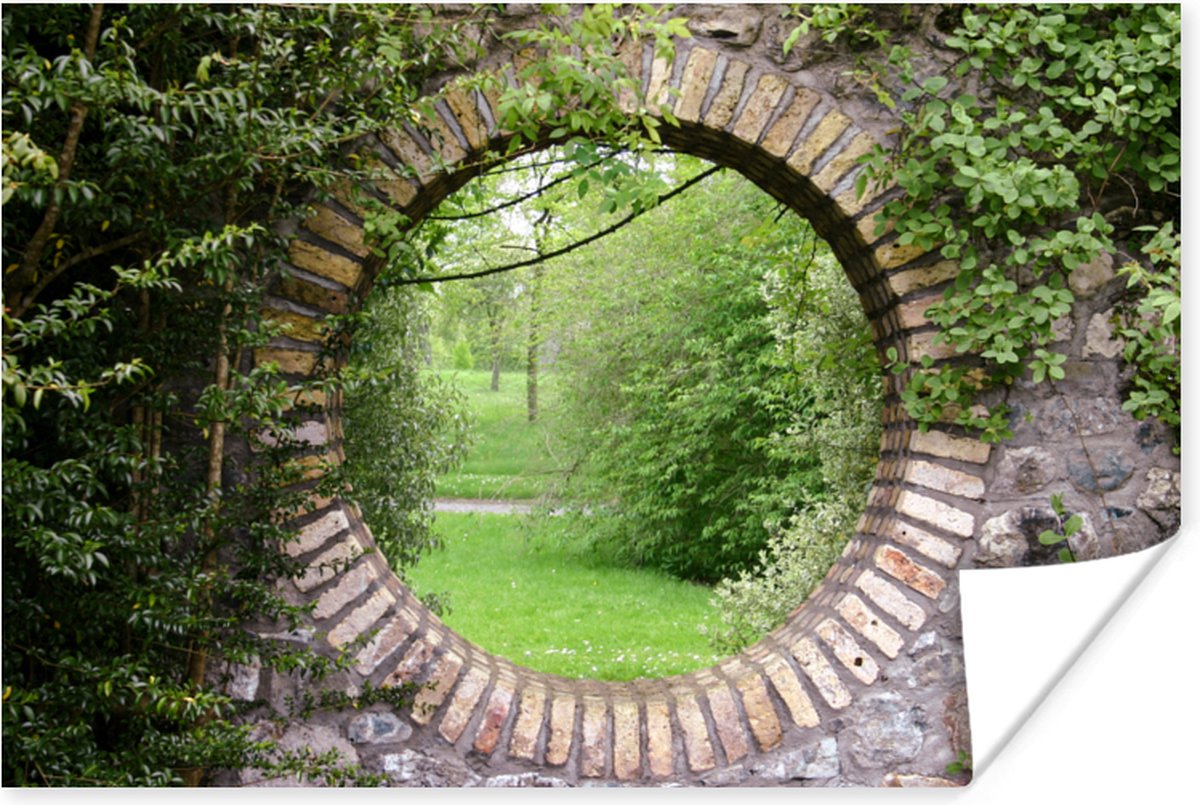 Poster Park - Doorkijk - Natuur - 60x40 cm