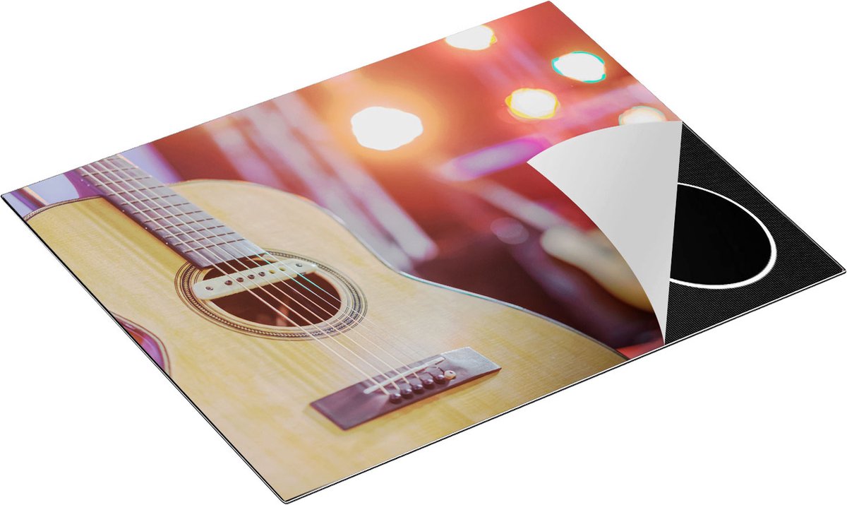 Chefcare Inductie Beschermer Gitaar bij het Podium - 65x55 cm - Afdekplaat Inductie - Kookplaat Beschermer - Inductie Mat