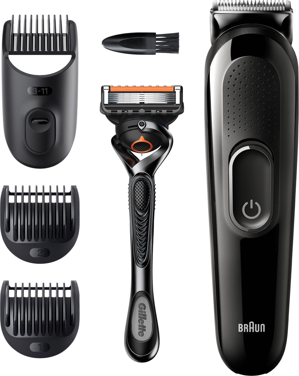 Braun Multigroomer 3 SK3300 5-in-1 Baardtrimmer Voor Mannen Haartrimmer Voor Gezicht Haar