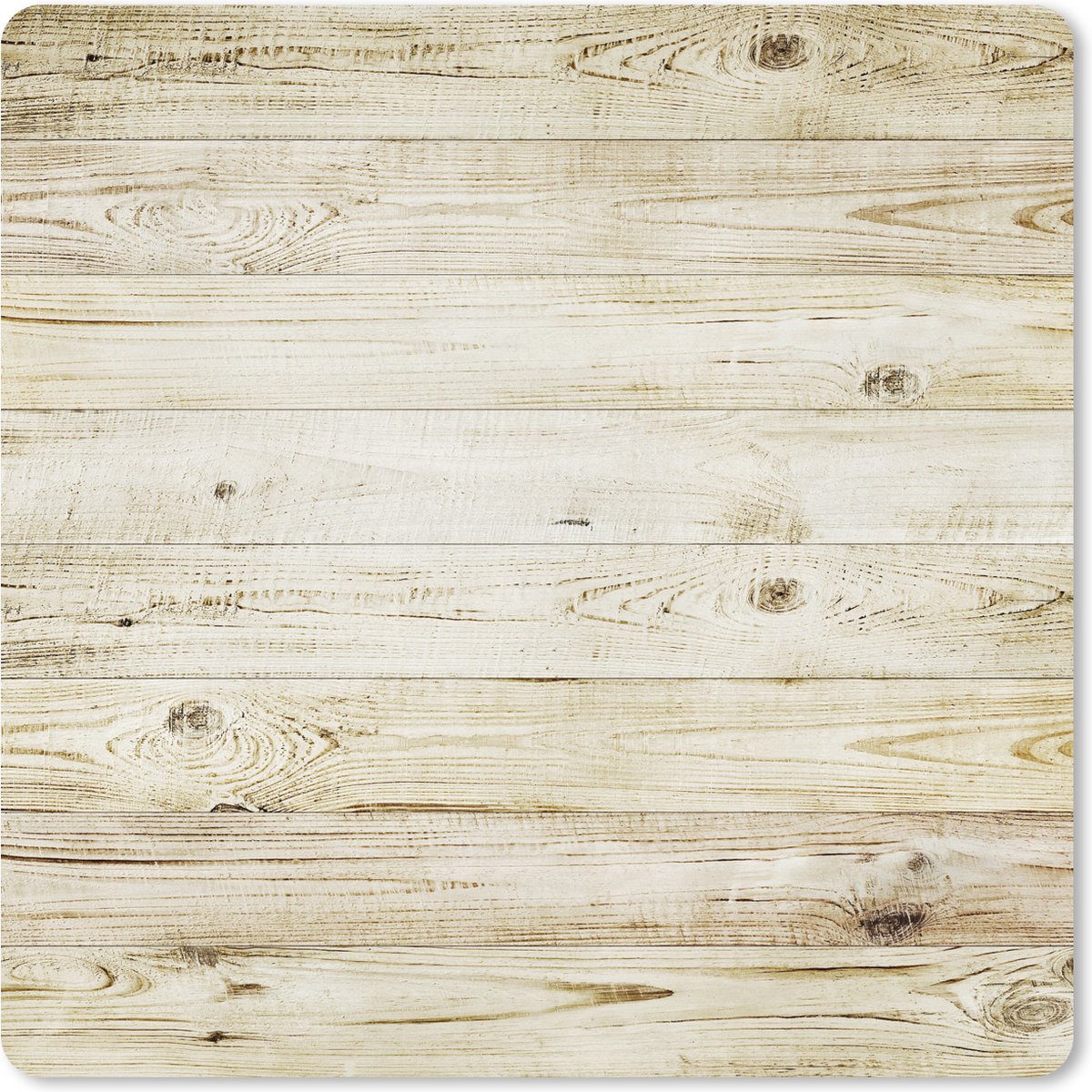 Muismat XXL 60x60 cm - Bureau onderlegger - Bureau mat Landelijk - Hout - Planken - Vloer - Bureaumat - Gaming mousepad xl - Bureaulegger groot - Computer deskmat
