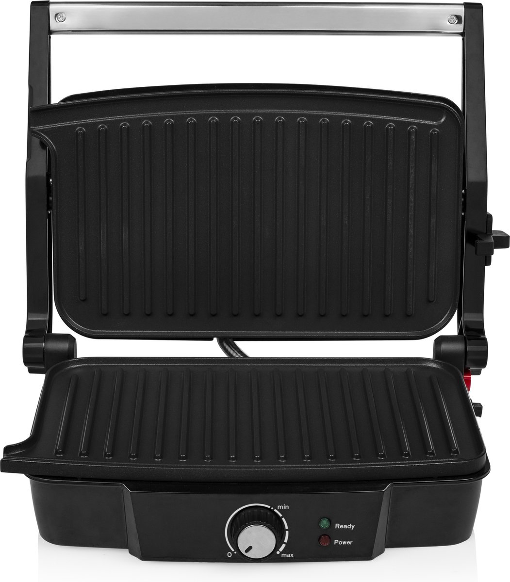 Tristar Contactgrill - GR-2852 - 1500W - Tosti apparaat - 28x17cm bakoppervlak - Aluminium — cadeau in Kookcadeaus - foto 8
