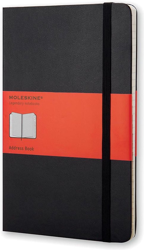 Moleskine Adresboek - Large - Hardcover - Zwart - Moleskine