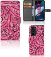 Hoesje ontwerpen Motorola Edge 30 Pro GSM Hoesje Swirl Pink