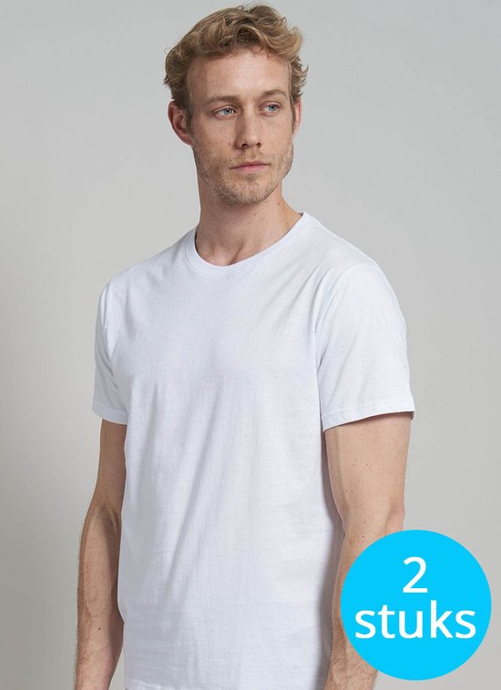 T-shirt homme Ceceba, pack de 2 - M - Wit