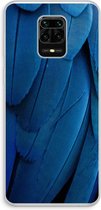 Case Company® - Coque Xiaomi Redmi Note 10 Lite - Paon - Coque souple pour téléphone - Protection sur tous les côtés et bord de l'écran
