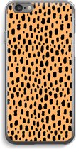 Case Company® - Hoesje geschikt voor iPhone 6 / 6S hoesje - Panter - Soft Cover Telefoonhoesje - Bescherming aan alle Kanten en Schermrand