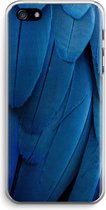 Case Company® - Hoesje geschikt voor iPhone 5 / 5S / SE (2016) hoesje - Pauw - Soft Cover Telefoonhoesje - Bescherming aan alle Kanten en Schermrand