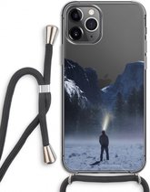 Case Company® - iPhone 11 Pro hoesje met Koord - Wanderlust - Telefoonhoesje met Zwart Koord - Extra Bescherming aan alle Kanten en Over de Schermrand