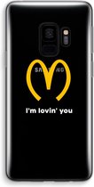 Case Company® - Hoesje geschikt voor Samsung Galaxy S9 hoesje - I'm lovin' you - Soft Cover Telefoonhoesje - Bescherming aan alle Kanten en Schermrand