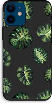 Case Company® - Hoesje geschikt voor iPhone 12 mini hoesje - Tropische bladeren - Biologisch Afbreekbaar Telefoonhoesje - Bescherming alle Kanten en Schermrand
