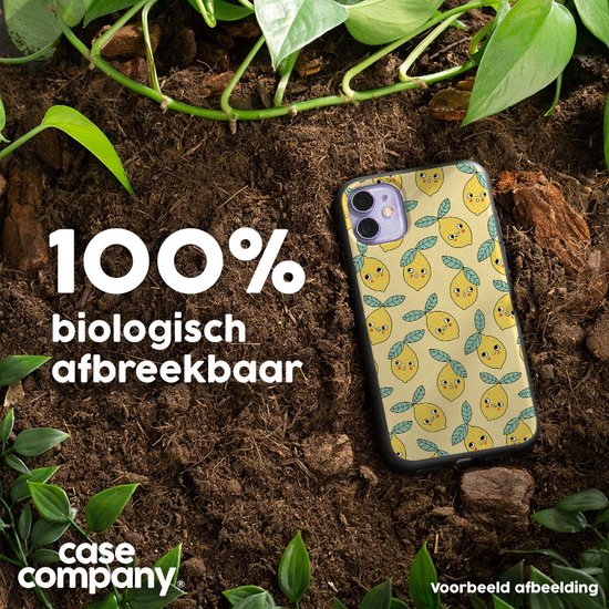 Case Company® - Hoesje geschikt voor iPhone 13 hoesje - Citroenen - Biologisch Afbreekbaar Telefoonhoesje - Bescherming alle Kanten en Schermrand