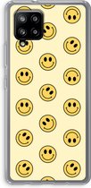 Hoesje geschikt voor Samsung Galaxy A42 5G hoesje - Smiley N°2 - Soft Cover Telefoonhoesje - Bescherming aan alle Kanten en Schermrand