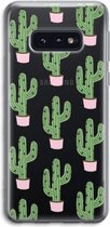 Case Company® - Hoesje geschikt voor Samsung Galaxy S10e hoesje - Cactus Lover - Soft Cover Telefoonhoesje - Bescherming aan alle Kanten en Schermrand