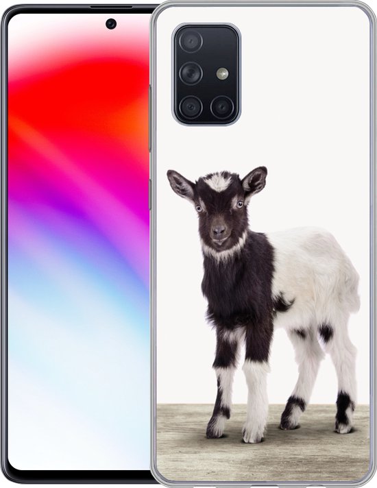 Coque Samsung Galaxy A51 - Bébé chèvre - Kids - Garçons - Filles - Coque de téléphone en Siliconen