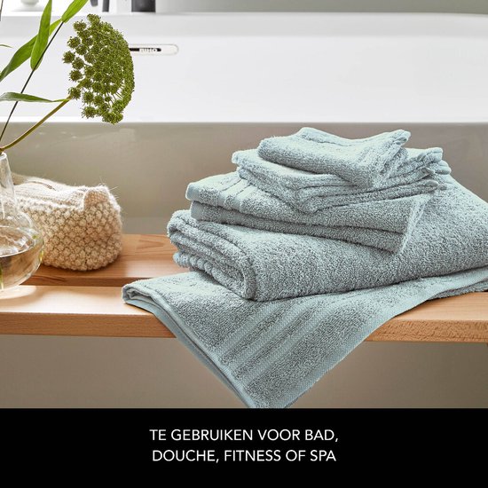 Byrklund handdoeken 50 x 100 - set van 10 - Hotelkwaliteit - Zeeblauw - BYRKLUND