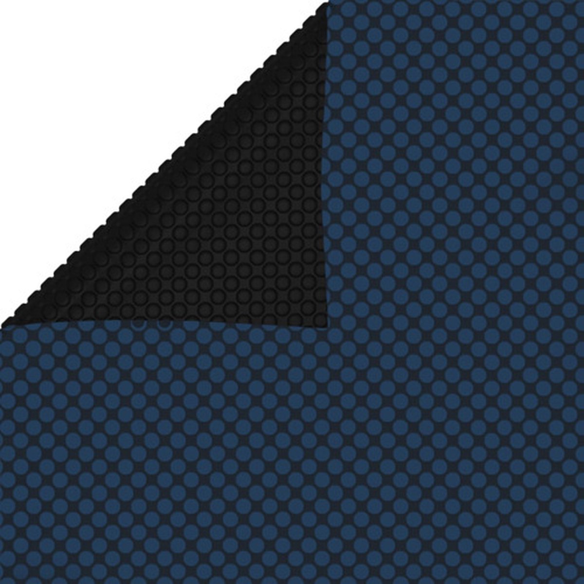 vidaXL - Zwembadfolie - solar - drijvend - 549x274 - cm - PE - zwart - en - blauw