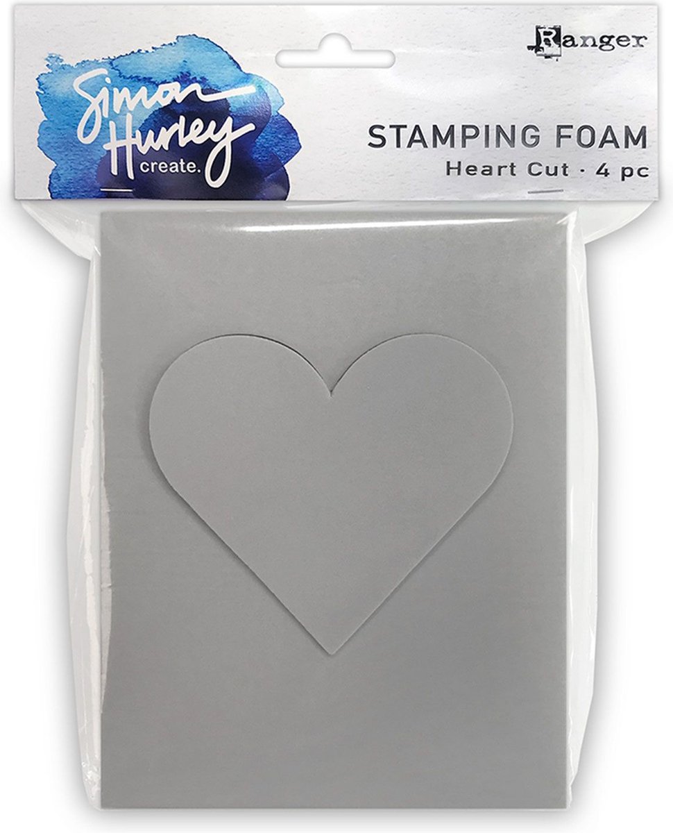 Ranger Simon Hurley create stamping foam shapes Heart cut