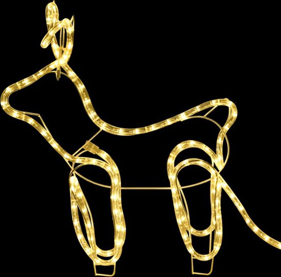 vidaXL-Buitenkerstversiering-rendieren-en-slee-576-LED's