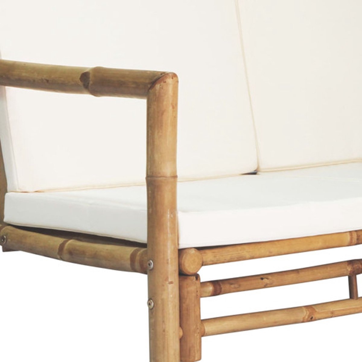 vidaXL vidaXL Bamboe Tuinbank - 63x69x65 cm - Duurzaam en Comfortabel