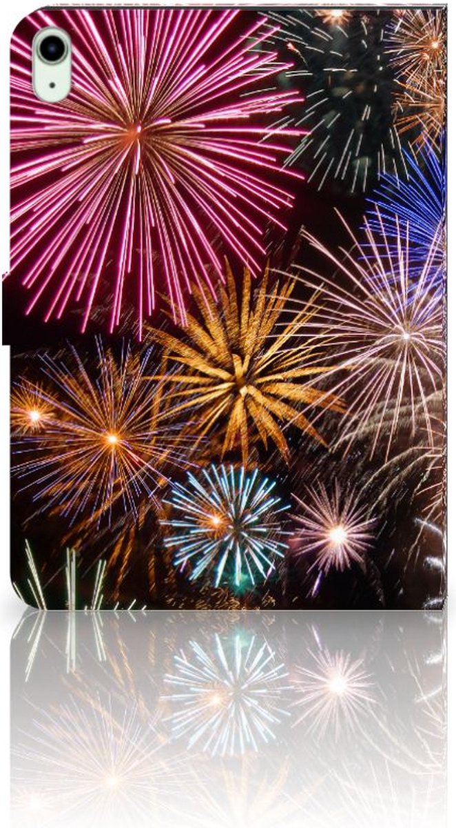 iPad Air (2020/2022) 10.9 inch Tablet Hoes met standaard Vuurwerk