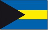 Vlag Bahamas 90 x 150 cm feestartikelen - Bahamas landen thema supporter/fan decoratie artikelen
