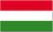 Vlag van het land Hongarije