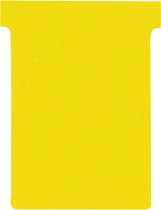 Planbord t-kaart nobo nr 3 80mm geel | Pak a 100 stuk