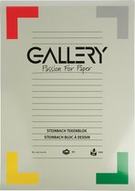 Gallery Steinbach tekenblok, gekorreld, ft 29,7 x 42 cm (A3), 200 g/m², blok van 20 vel 10 stuks
