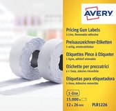 Avery-Zweckform Prijslabels PLR1226 Weer verwijderbaar Breedte etiket: 26 mm Hoogte etiket: 12 mm Wit 15000 stuk(s)