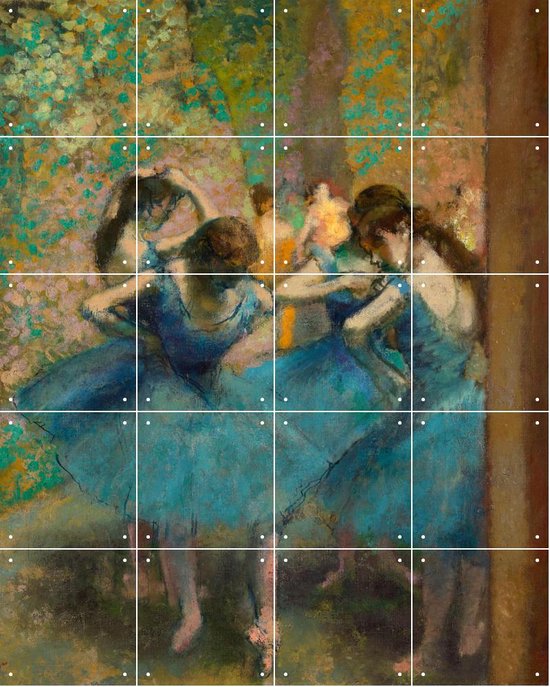 IXXI Blue Dancers - Edgar Degas - Wanddecoratie