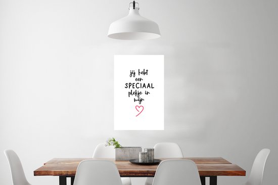Affiche Citations - Amour - Tu as une place spéciale dans mon coeur - Proverbes - 40x60 cm