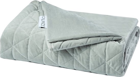 Calmzy Superior Soft - Housse de couette - Housse de couverture Calmzy - 150 x 200 cm - Super douce - Confortable - Grijs