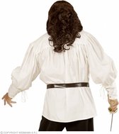 Widmann - Musketier Kostuum - Musketier Shirt Zwaardvechter Creme Man - Wit / Beige - XL - Carnavalskleding - Verkleedkleding